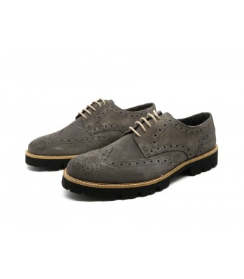 Drudd Men's shoe Art. Poul Camoscio Topo