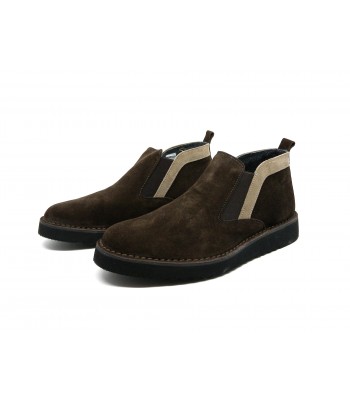 Drudd Men's shoes Art. Zamora Brown Croste Suede