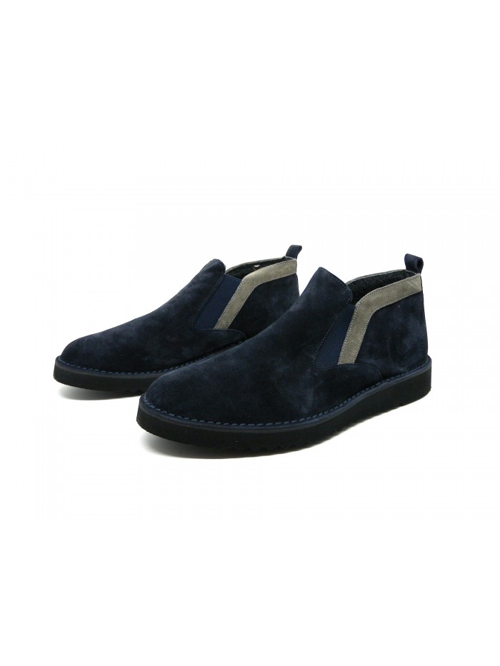 Drudd Men's shoes Art. Zamora Suede Blue Croste Drudd Men's shoes Art. Zamora Suede Blue Croste