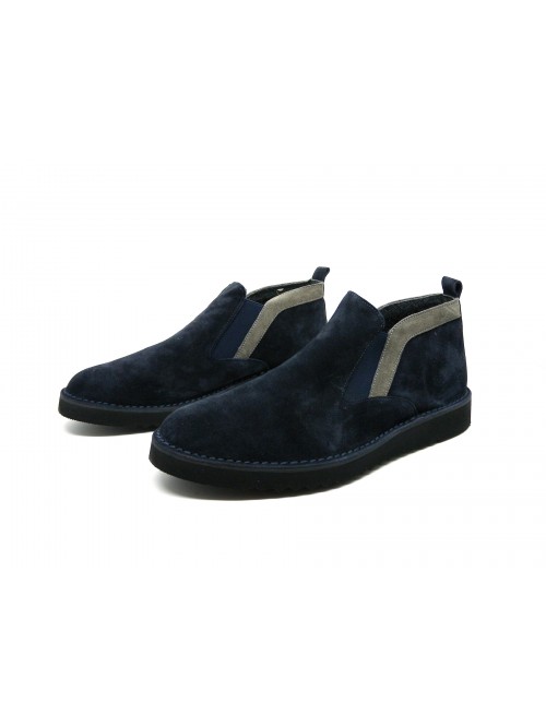 Drudd Men's shoes Art. Zamora Suede Blue Croste Drudd Men's shoes Art. Zamora Suede Blue Croste