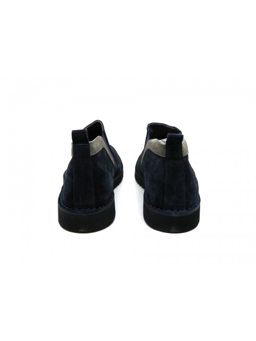 Drudd Men's shoes Art. Zamora Suede Blue Croste