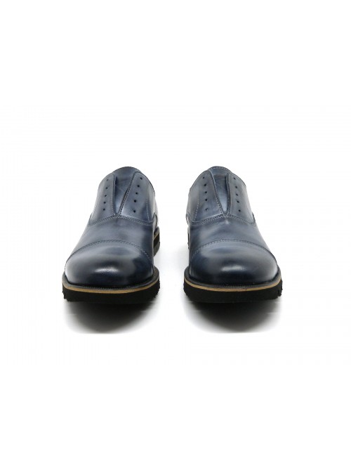 Drudd Scarpa uomo Art. Real Cerato Vitello Blu