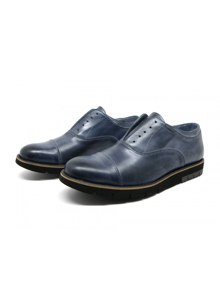 Drudd Scarpa uomo Art. Real Cerato Vitello Blu