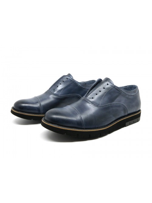 Drudd Scarpa uomo Art. Real Cerato Vitello Blu