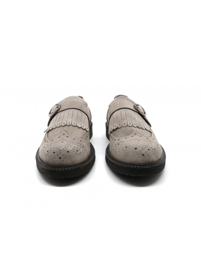 Quagìa Scarpa uomo Mod. 2804/L Velour Pietra