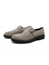 Quagìa Scarpa uomo Mod. 2804/L Velour Pietra