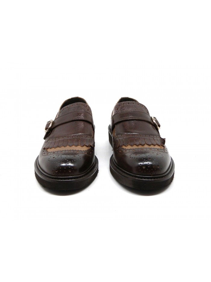 Man shoes Art. 3274 Gange leather Taupè-Rip. Inv. Brown, 