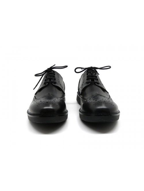 Francesco del Piano Scarpa uomo Mod. 2633 Natural Calf Delavè Nero