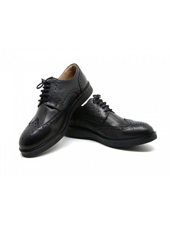 Francesco del Piano Scarpa uomo Mod. 2633 Natural Calf Delavè Nero