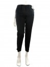 Trousers Mod. 15135 Black, capri model, regular fit, pockets American model, double back pocket.
