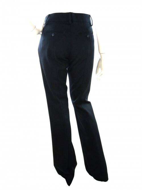Trousers woman Mod. DP093 Iommi, flared model of elephant, regular fit, pockets American model, double back pocket with buttons.
