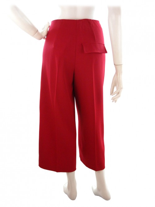 Mod. DP152 Deluxe Women's Pants Red, extra large short leg capri,