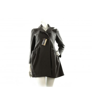 Woman jacket Art. 1PJ127, double breast empire model with back bending and gathered pockets. 2