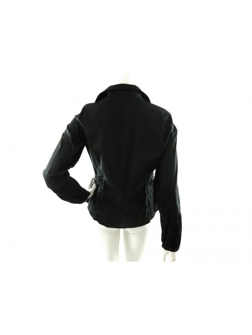 Woman shirt Mod. 5064R0534233, empire style flared model with pleats on the sides and on the lower part of the sleeve.