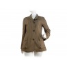 Roadstar Wind Jacket woman lined in pure cashmere 2 pockets and buttons with a chest pocket.