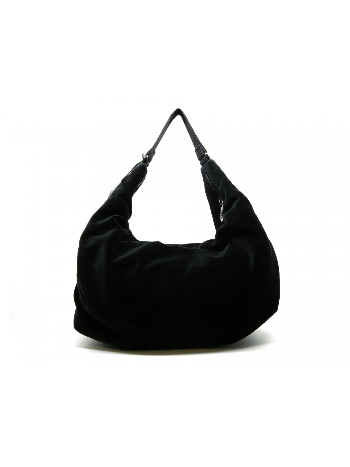 Woman bag Mod. Besage Zippe Ligna Daylight, velvet effect fabric, internal compartments, zipped closure.