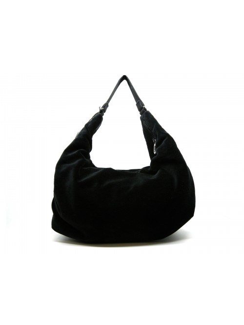 Woman bag Mod. Besage Zippe Ligna Daylight, velvet effect fabric, internal compartments, zipped closure.