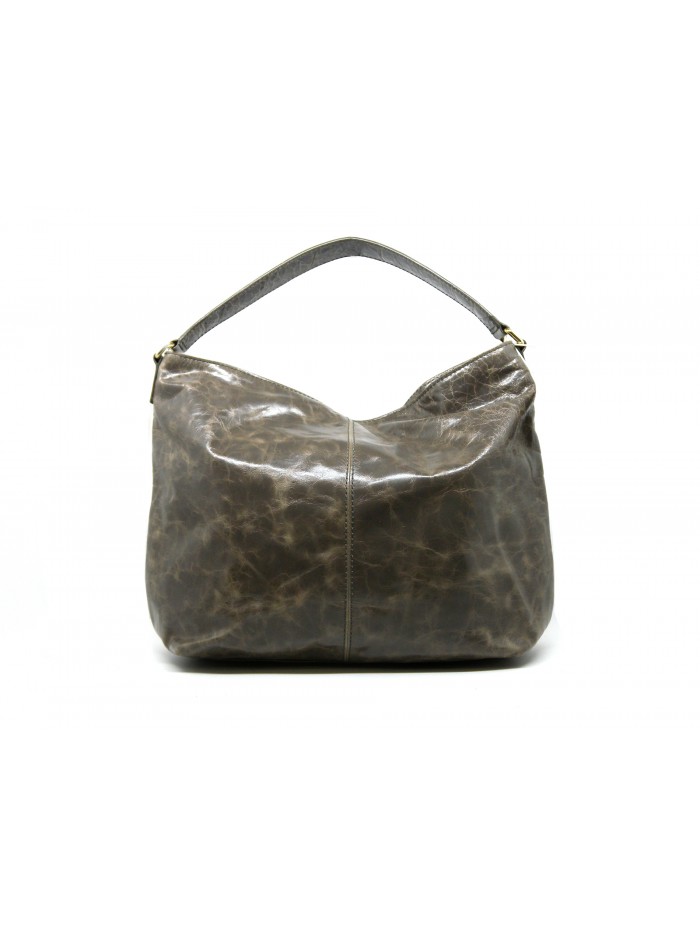 John Galliano Borsa donna Mod. Hobo Grigio Invecchiato