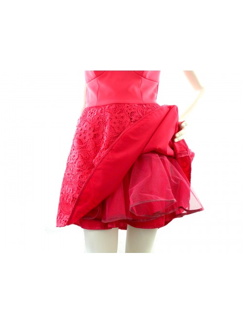 Vestito donna Mod. Celin, modello scollato senza spallina, parte superiore