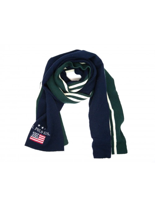 US Polo Association Sciarpa Mod. Neil Knit Blu US Polo Association Sciarpa Mod. Neil Knit Blu