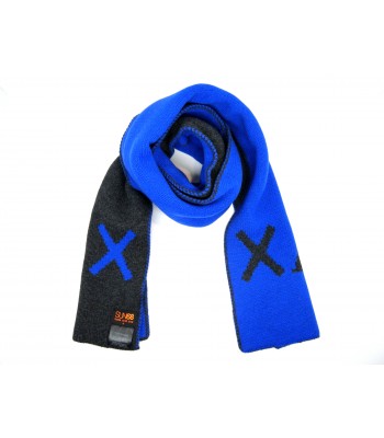 SUN68 Scarf Mod. Sailor Scarf Gray - Royal