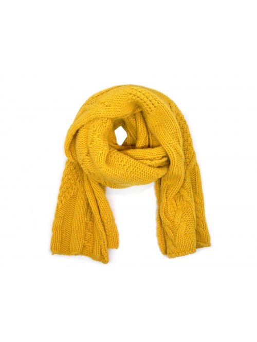 Woolrich Scarf Art. Aran Scarf Mustard