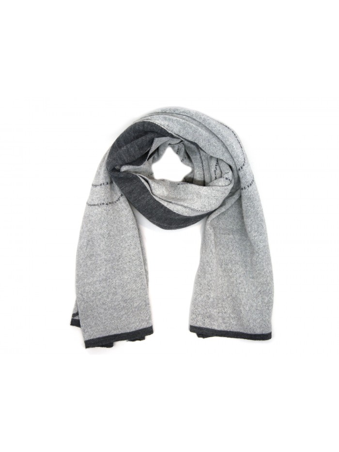 Costume National Scarf Art. 105NDHAB81901 Logo Dotted Pearl - Anthracite Costume National Scarf Art. 105NDHAB81901 Logo Dotted Pearl - Anthracite