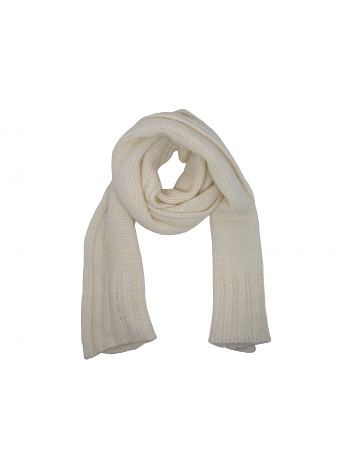Umberto Fornari Classic Cream Knit Scarf Umberto Fornari Classic Cream Knit Scarf