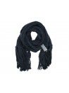 Umberto Fornari Classic Knitted Scarf with Wide Braids