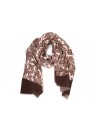 Umberto Fornari Brown Paisley Fantasy Scarf