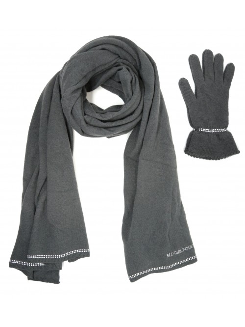 Blugirl Coordinated Scarf + Gloves Brillantini Blugirl Coordinated Scarf + Gloves Brillantini
