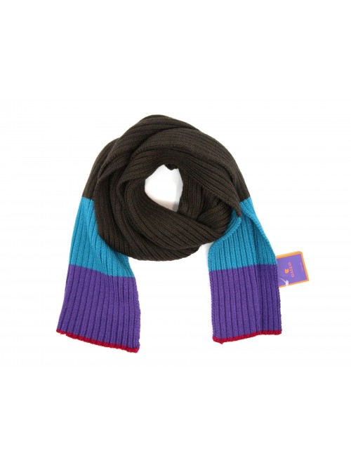 Rooster Classic Scarf Art. OS108 Brown Wide Jersey Rooster Classic Scarf Art. OS108 Brown Wide Jersey