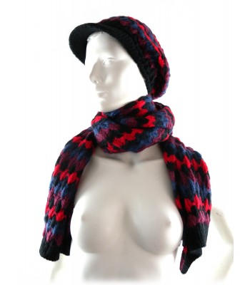 Giorgio Armani Scarf and Wide-knit Hat