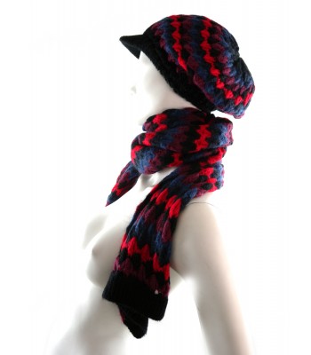 Sciarpa e Cappello con visiera solida a Maglia Larga. 2