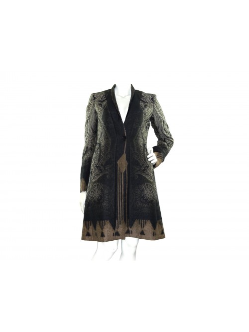 Etro Overcoat Woman Mod. 17503 Paisley Etro Overcoat Woman Mod. 17503 Paisley