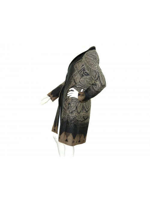 Etro Overcoat Woman Mod. 17503 Paisley