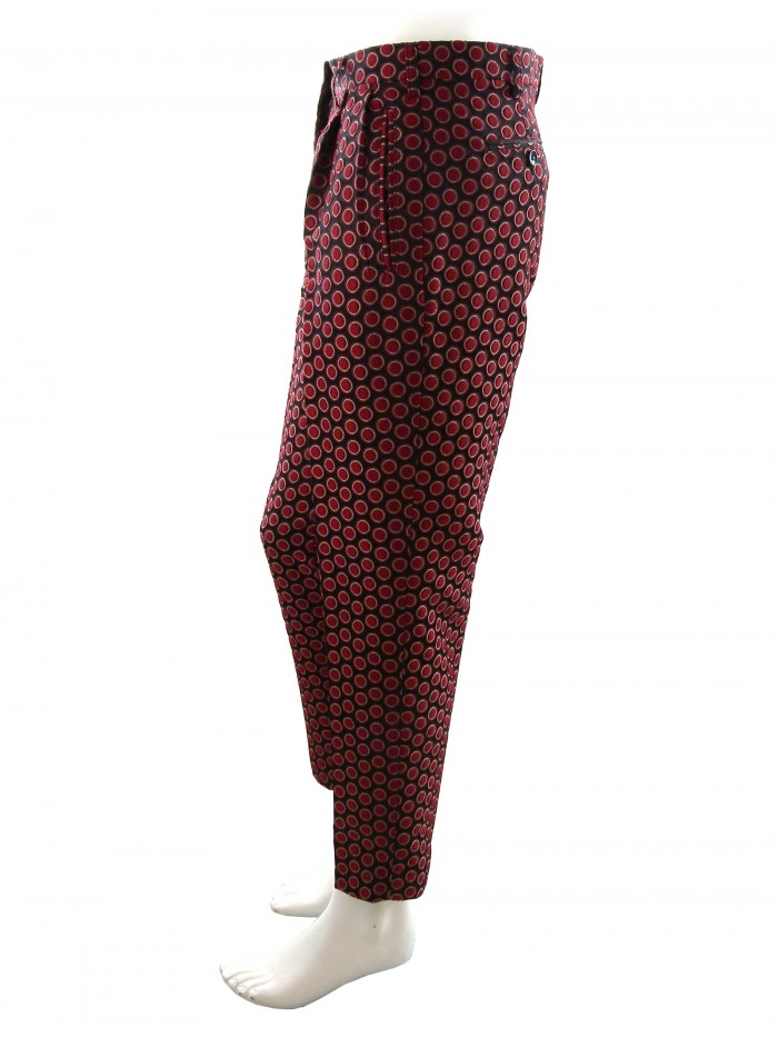 Etro Trousers Woman Mod. 18267 Bubbles Bordeaux