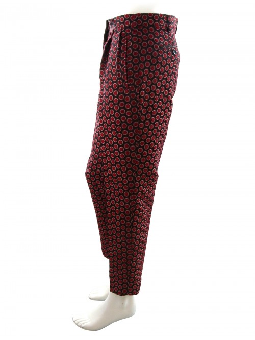 Etro Pantaloni Donna Mod. 18267 Bolle Bordeaux
