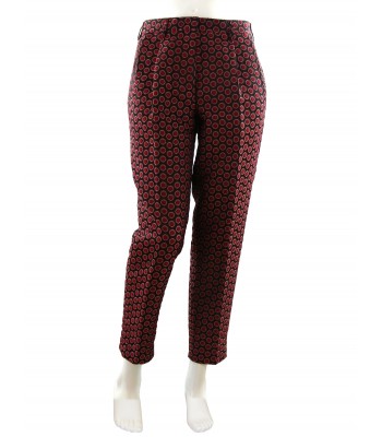 Etro Pantaloni Donna Mod. 18267 Bolle Bordeaux