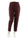 Etro Pantaloni Donna Mod. 18267 Bolle Bordeaux