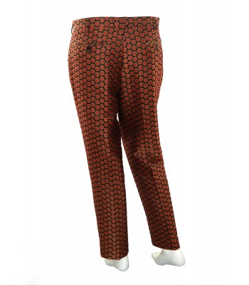 Etro Pantaloni Donna Mod. 18267 Bolle Arancio 2