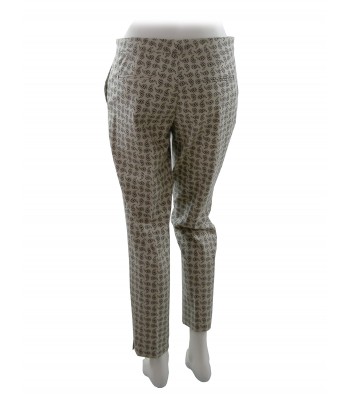 Etro Women's Pants Mod. 18266 Microfantasia Paisley Beige 2