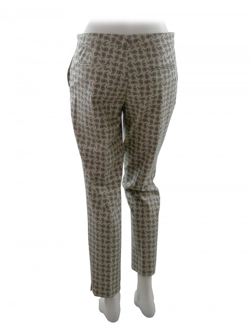 Etro Women's Pants Mod. 18266 Microfantasia Paisley Beige