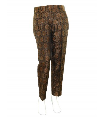 Etro Pantaloni Donna Mod. 18267 Rilievo Broccato