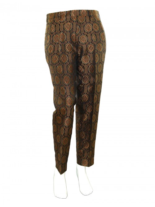 Etro Pants Women Mod. 18267 Brocade Relief