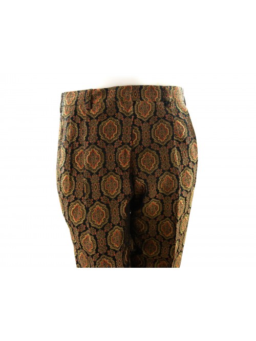 Etro Pantaloni Donna Mod. 18267 Rilievo Broccato