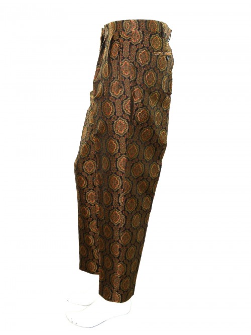Etro Pantaloni Donna Mod. 18267 Rilievo Broccato