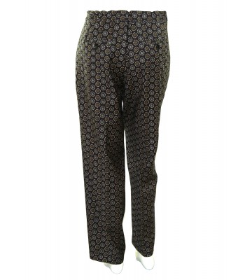 Etro Pantaloni Donna Mod. 17652 Microfantasia Girasole 2