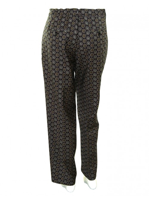Etro Pantaloni Donna Mod. 17652 Microfantasia Girasole