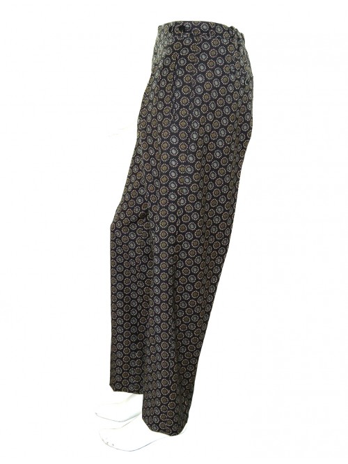 Etro Pantaloni Donna Mod. 17652 Microfantasia Girasole